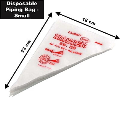 Piping Bag Small Disposable - 50pc approx