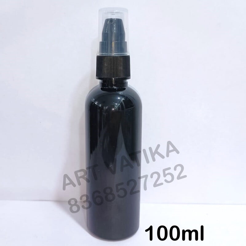 100ml AVON PET Bottle BLACK - 20mm Neck