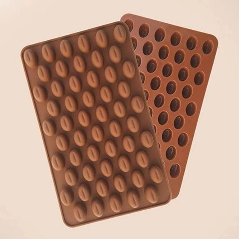 Silicon Mold Chocolate Coffee Bean 55 Cavity