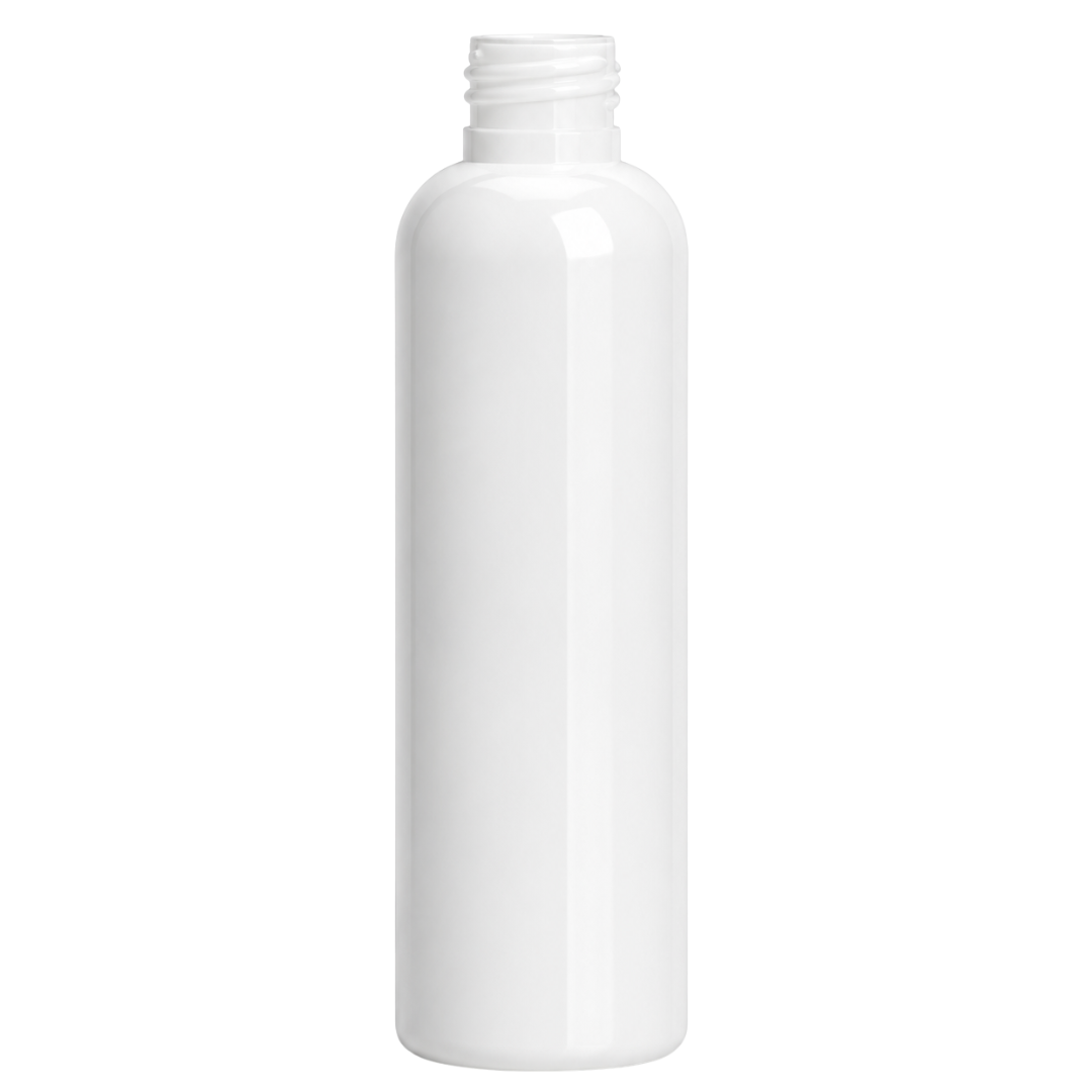 200ML AVON PET BOTTLE WHITE MILKY - 24MM NECK