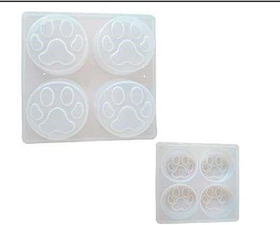 Silicon Mold Soap Cat Paw - 4 Cavity - 60-75g