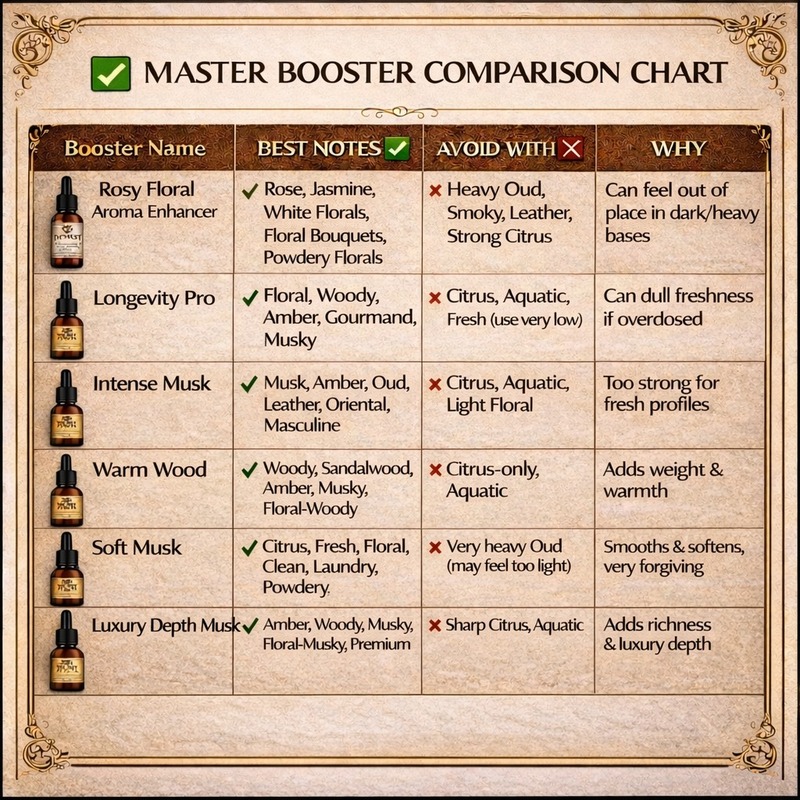 Perfume Booster – Warm Wood Aroma