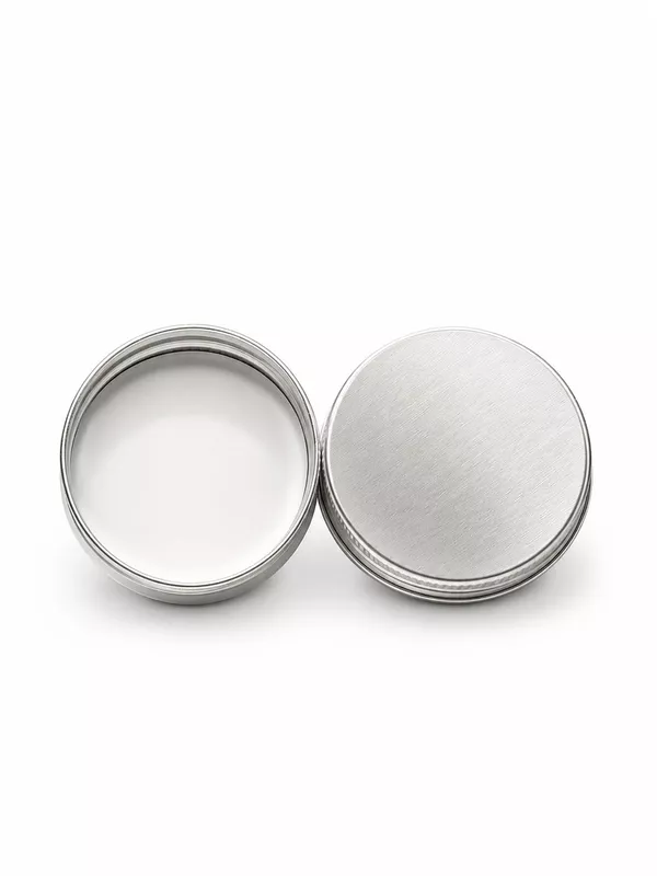 Cap - Metal - Silver Aluminium (with Foam Wad) - 53mm