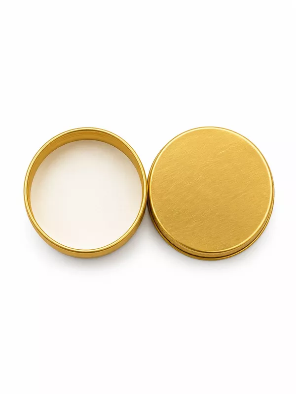 Cap - Metal - GOLD Aluminium (with Foam Wad) - 53mm