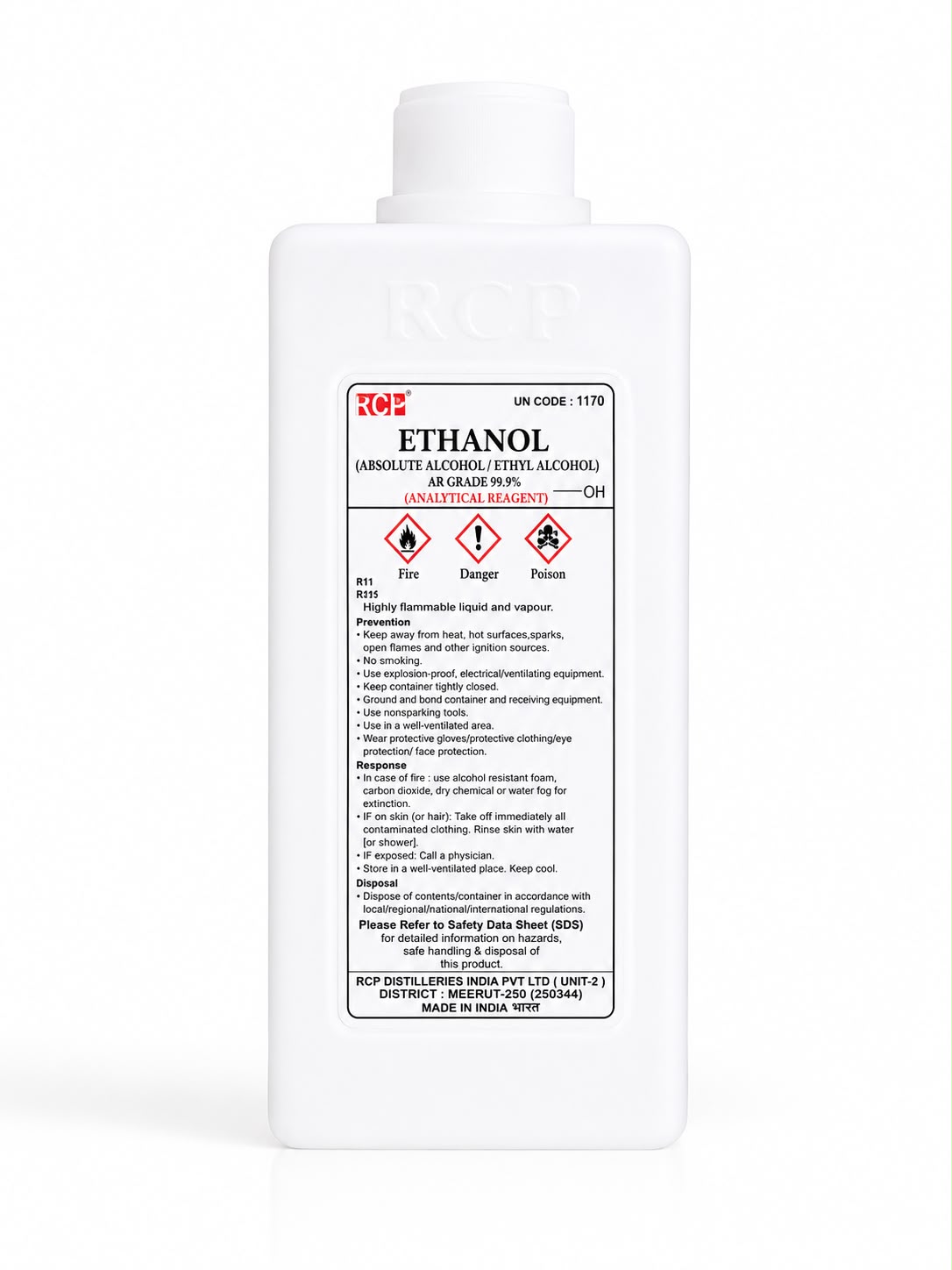E.T.O.H 500ml Ethanol - Perfumer Grade (Odorless)