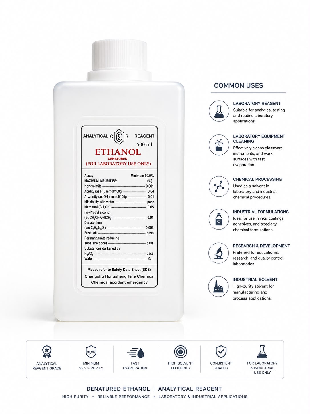 E.T.O.H 500ml Ethanol
