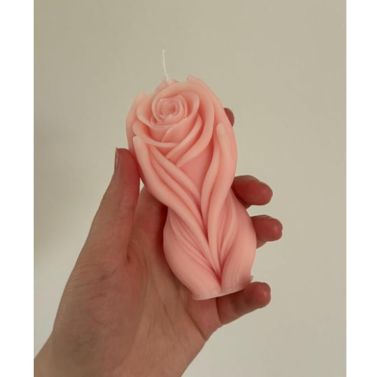 Silicon Mold Candle Rose Body