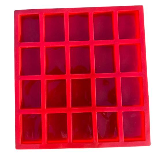 Silicon Mold Rectangle - 20 Cavity - 75g (Heavy)
