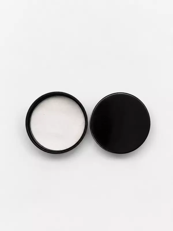 Cap - PP - 53mm BLACK Plastic Jar (with Foam Wad)