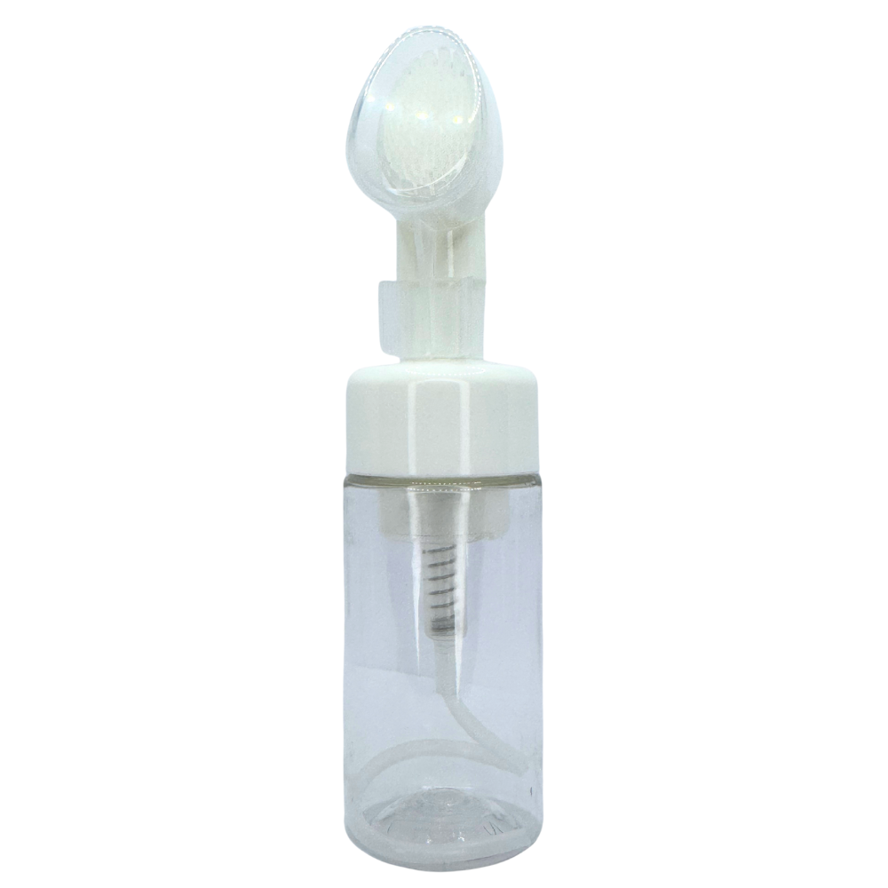 42mm Foam Pump BRUSH Cap - WHITE