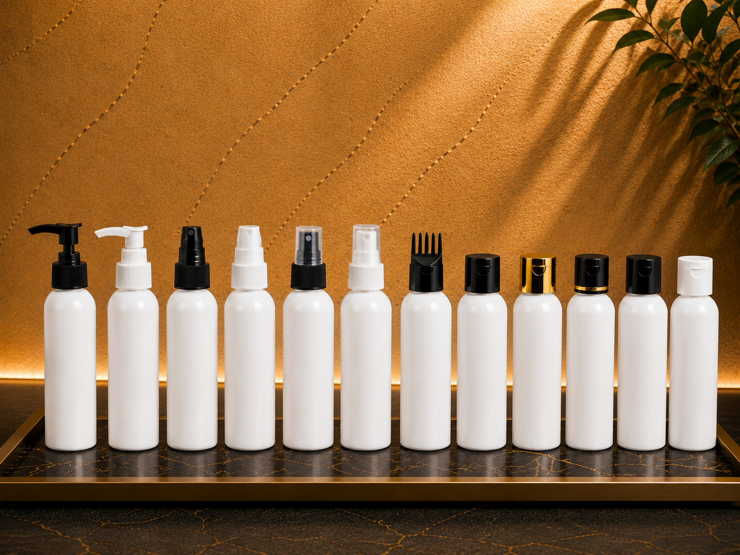100ml AVON PET Bottle WHITE MILKY - 20mm Neck