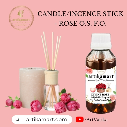 Candle/Incence Stick - Rose O.S. F.O.