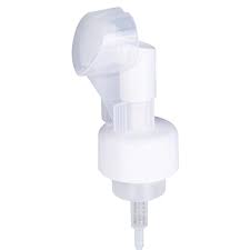 42mm Foam Pump BRUSH Cap - WHITE