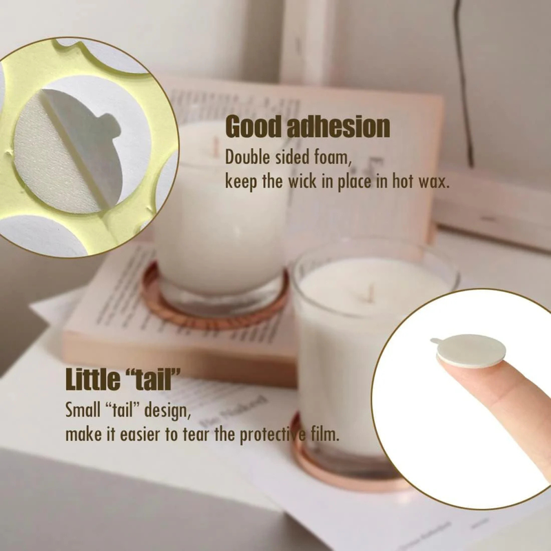 Candle Accessory - Wick Stickers (20pc in 1 sheet)