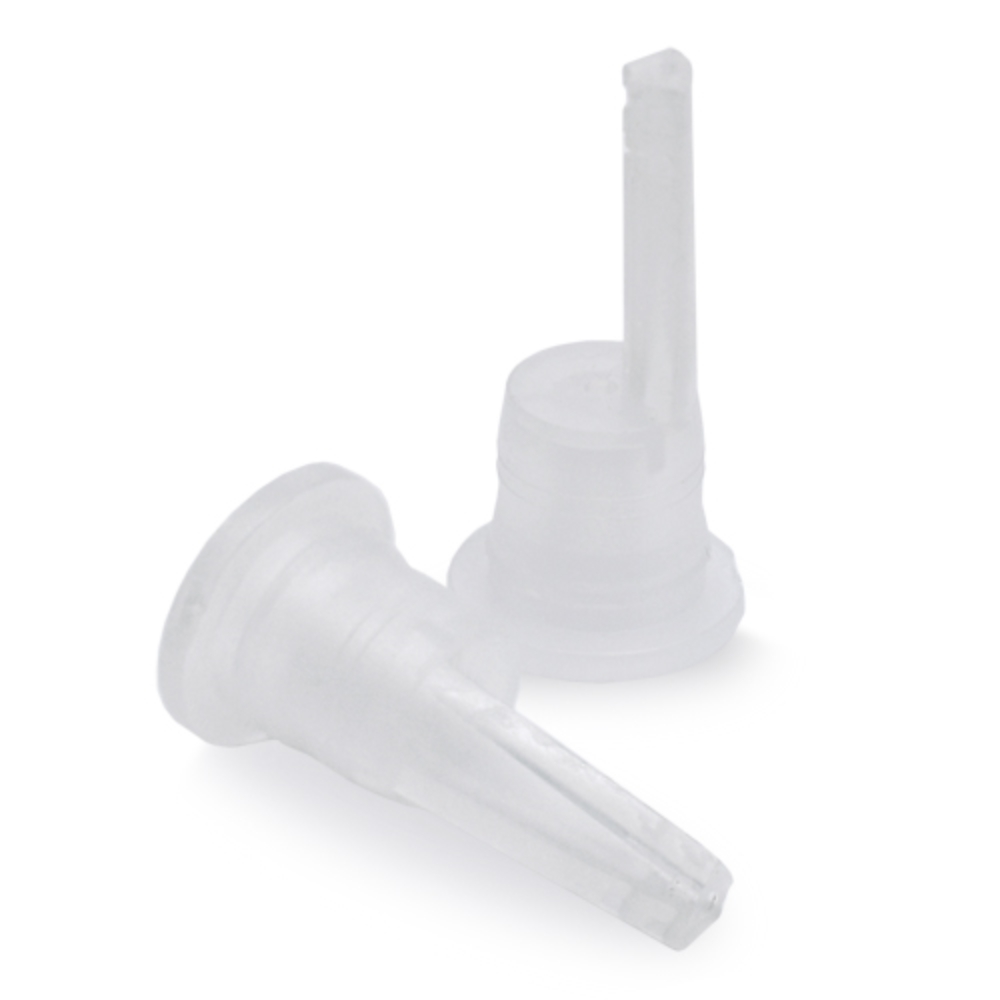 18 mm Plastic Black Seal Cap with Inner Clear Dropper Serum - THICK