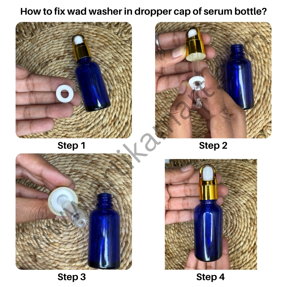 18MM WASHER Foam Wad WHITE For Dropper Cap