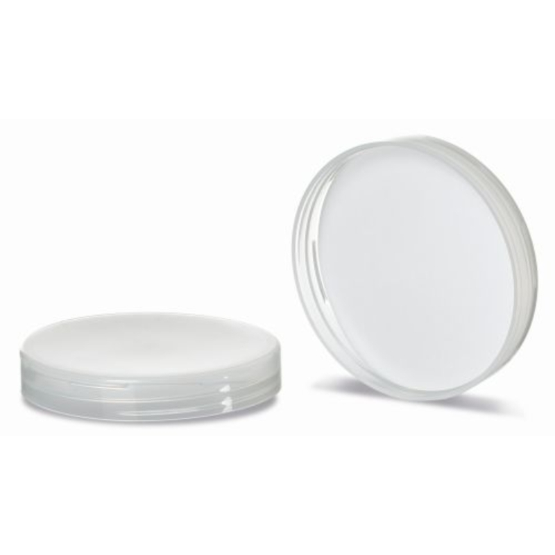 50ml Round PET Jar + 53mm PET Clear Transparent Cap
