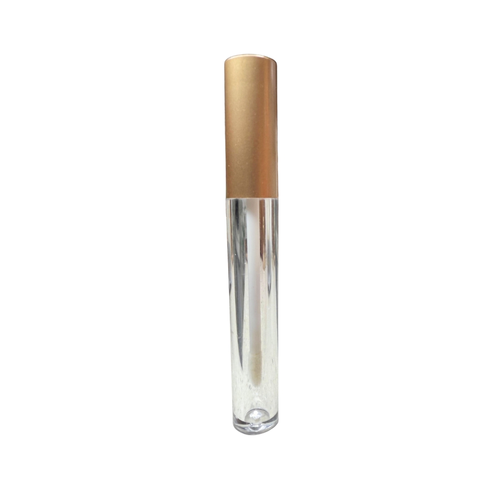 Lipstick - ROUND - GOLD Cap - 4ml - Tall Container - Acrylic