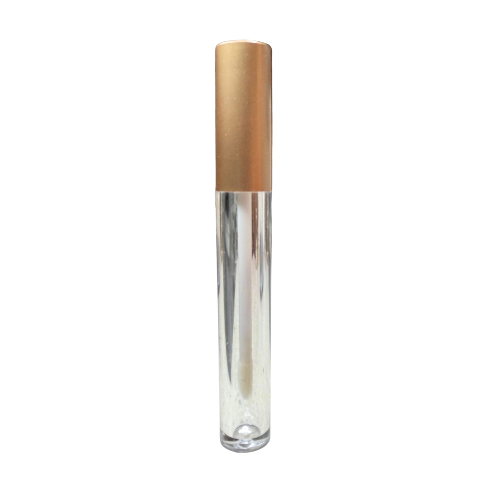 Lipstick - ROUND - GOLD Cap - 4ml - Tall Container - Acrylic