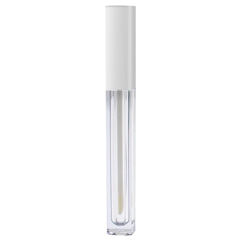 Lipstick - SQUARE - White Cap - 3.2ml - Tall Container - Acrylic