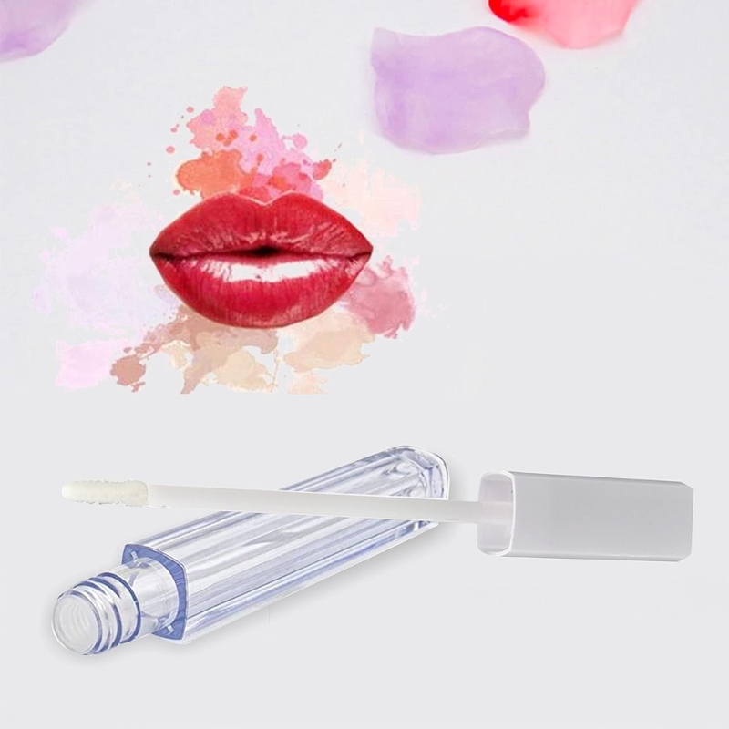 Lipstick - SQUARE - White Cap - 3.2ml - Tall Container - Acrylic