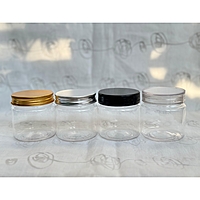 200ml Round PET Jar + 63mm PET Clear Transparent Cap