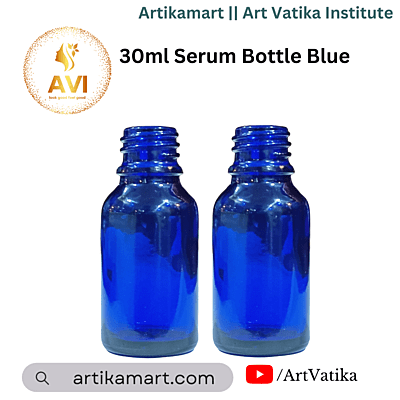 30 ml Serum Bottle Blue 18mm NECK