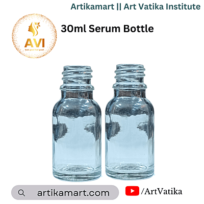 30 ml Serum Bottle CLEAR 18mm NECK