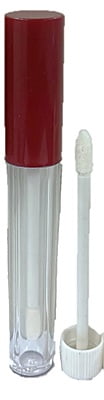 Lipstick- ROUND - MAROON Cap - 4/5ml - Tall Container - Acrylic
