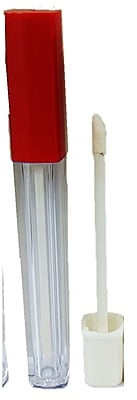 Lipstick - SQUARE - RED Cap - 4/5ml - Tall Container - Acrylic