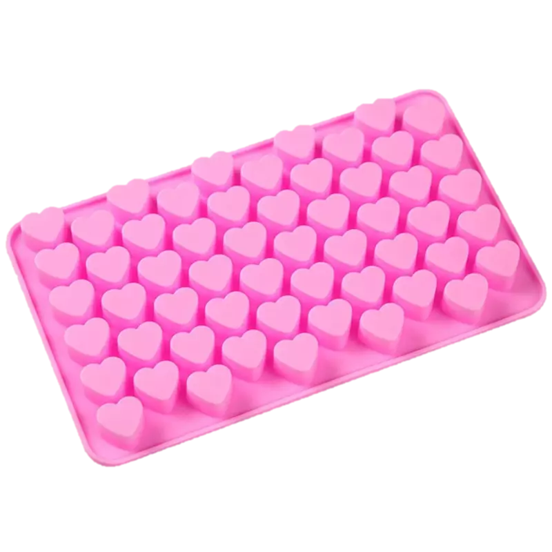 Silicon Mold Small Heart 55 Cavity