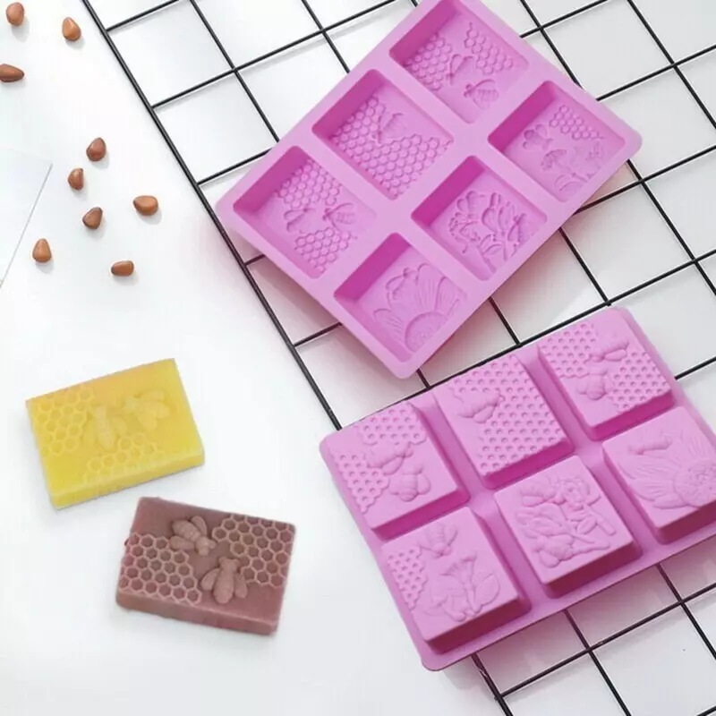 Silicon Mold Bee Rectangle