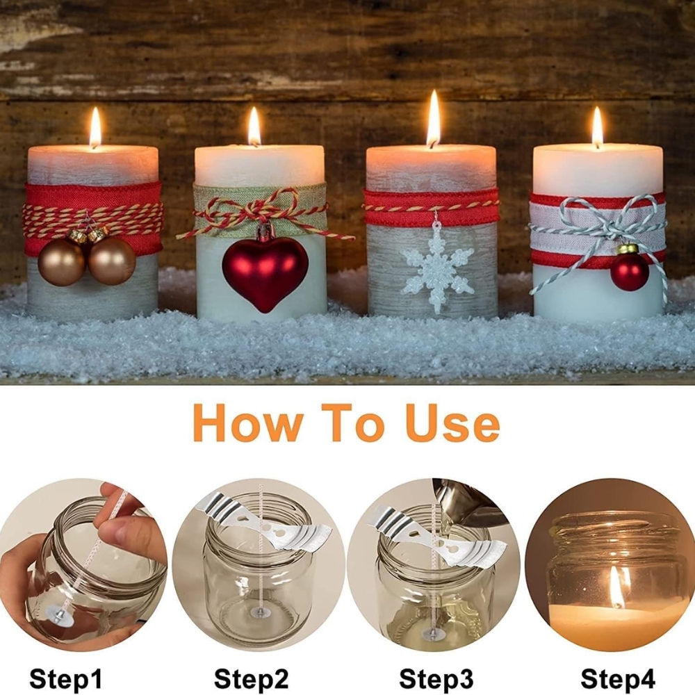 Candle Wicks - ECO Braided - 5 inch 100pc