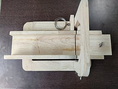 Wooden Soap Cutter Adjustable Wire Slicer