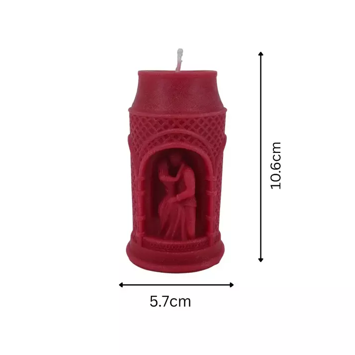 Silicon Mold Candle Valentine  Romantic Love Pillar