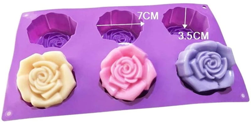 Silicon Mold Rose No 3 100g